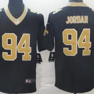 New Orleans Saints #94 Cameron Jordan Limited Black Vapor Untouchable Jersey