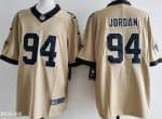 New Orleans Saints #94 Cameron Jordan Limited Gold Alternate Vapor Jersey