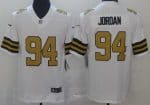 New Orleans Saints #94 Cameron Jordan Limited White Rush Color Jersey