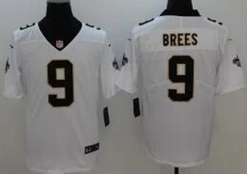 New Orleans Saints #9 Drew Brees Limited White Vapor Jersey