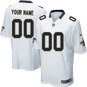 New Orleans Saints Customized Game White Jersey