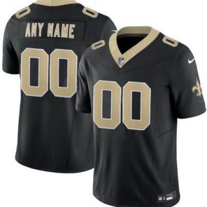 New Orleans Saints Customized Limited Black FUSE Vapor Jersey