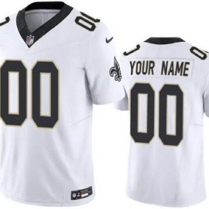 New Orleans Saints Customized Limited White FUSE Vapor Jersey
