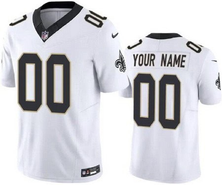 New Orleans Saints Customized Limited White FUSE Vapor Jersey