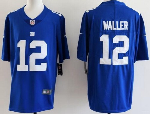 New York Giants #12 Darren Waller Limited Blue Vapor Jersey