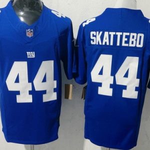 New York Giants #44 Cam Skattebo Limited Blue FUSE Vapor Jersey