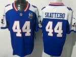 New York Giants #44 Cam Skattebo Limited Blue Thanksgiving FUSE Vapor Jersey