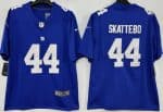 New York Giants #44 Cam Skattebo Limited Blue Vapor Jersey