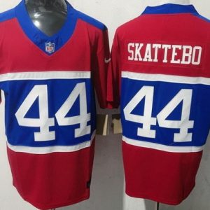 New York Giants #44 Cam Skattebo Limited Red Alternate FUSE Vapor Jersey