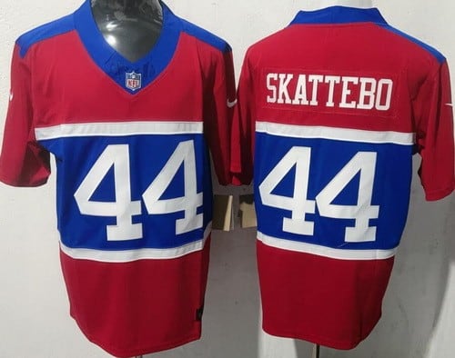 New York Giants #44 Cam Skattebo Limited Red Alternate FUSE Vapor Jersey