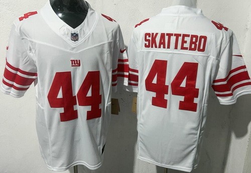 New York Giants #44 Cam Skattebo Limited White FUSE Vapor Jersey