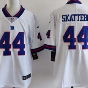 New York Giants #44 Cam Skattebo Limited White Throwback Vapor Jersey