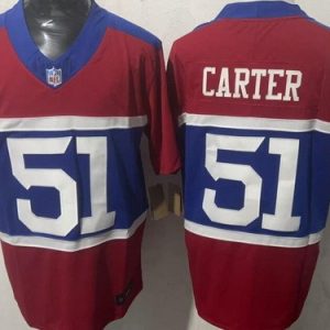New York Giants #51 Abdul Carter Limited Red Alternate FUSE Vapor Jersey