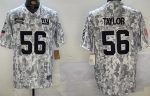 New York Giants #56 Lawrence Taylor Limited Arctic Camo 2024 Salute to Service Jersey