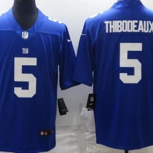 New York Giants #5 Kayvon Thibodeaux Limited Blue Vapor Jersey