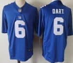 New York Giants #6 Jaxson Dart Limited Blue FUSE Vapor Jersey