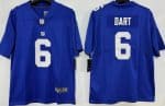 New York Giants #6 Jaxson Dart Limited Blue Vapor Jersey