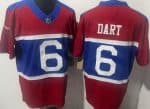 New York Giants #6 Jaxson Dart Limited Red Alternate FUSE Vapor Jersey