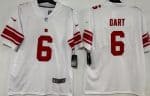 New York Giants #6 Jaxson Dart Limited White Vapor Jersey