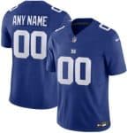 New York Giants Customized Limited Blue FUSE Vapor Jersey