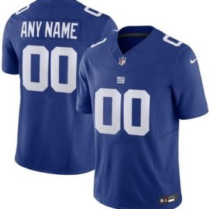 New York Giants Customized Limited Blue FUSE Vapor Jersey