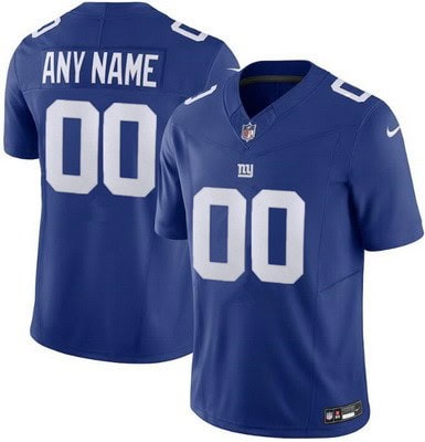 New York Giants Customized Limited Blue FUSE Vapor Jersey