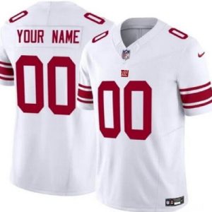 New York Giants Customized Limited White FUSE Vapor Jersey