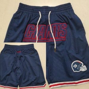 New York Giants Navy Just Don Shorts