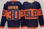 New York Islanders #30 Ilya Sorokin Navy 2024 NHL Stadium Series Authentic Jersey