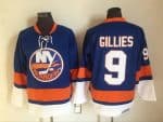 New York Islanders #9 Clark Gillies Blue Retro Jersey