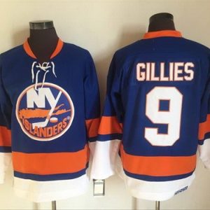 New York Islanders #9 Clark Gillies Blue Retro Jersey