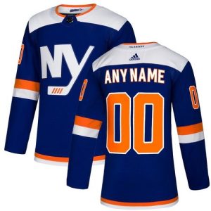 New York Islanders Customized Blue Alternate Authentic Jersey