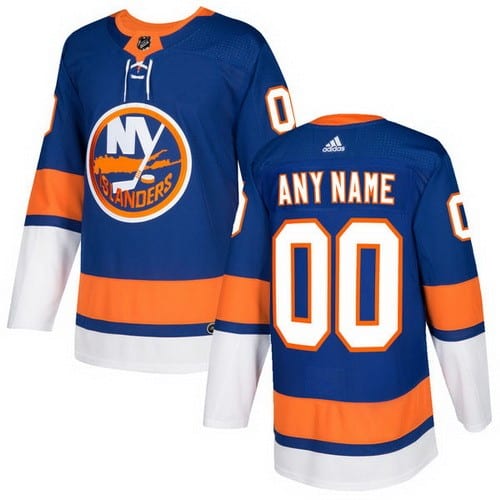 New York Islanders Customized Blue Authentic Jersey
