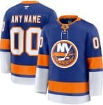 New York Islanders Customized Blue Fanatics Authentic Jersey