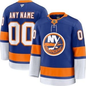 New York Islanders Customized Blue Fanatics Authentic Jersey