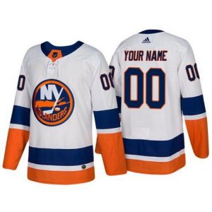 New York Islanders Customized White Authentic Jersey