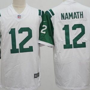 New York Jets #12 Joe Namath Limited White Classic Vapor Jersey
