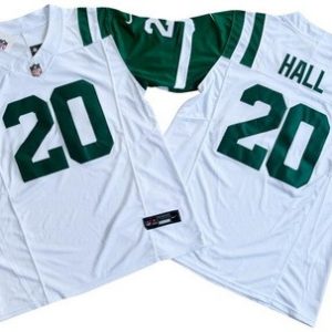 New York Jets #20 Breece Hall Limited White Classic FUSE Vapor Jersey