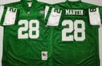 New York Jets #28 Curtis Martin Green Throwback Jersey