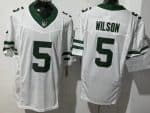 New York Jets #5 Garrett Wilson Limited White FUSE Vapor Jersey