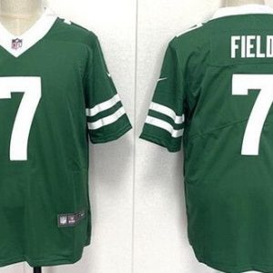 New York Jets #7 Justin Fields Limited Green Vapor Jersey