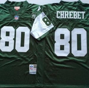 New York Jets #80 Wayne Chrebet Green Throwback Jersey