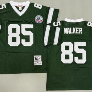 New York Jets #85 Wesley Walker Green 1984 Throwback Jersey