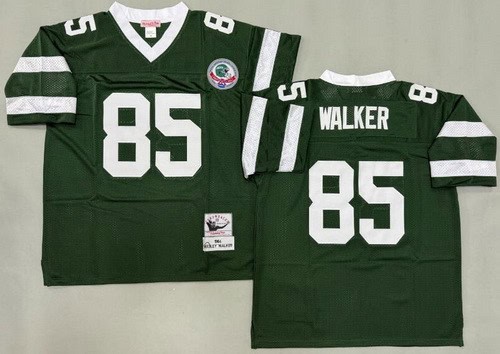 New York Jets #85 Wesley Walker Green 1984 Throwback Jersey