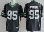 New York Jets #95 Quinnen Williams Limited Black Vapor Jersey