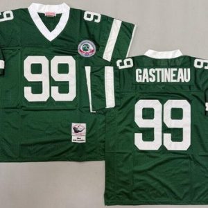 New York Jets #99 Mark Gastineau Green 1984 Throwback Jersey
