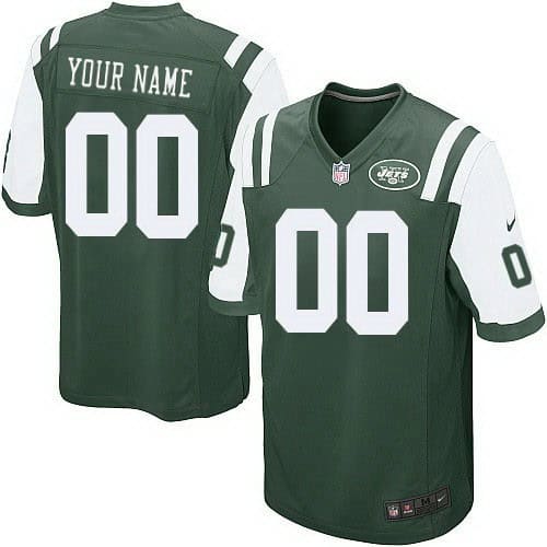 New York Jets Customized Game Green Jersey