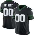 New York Jets Customized Limited Black 2024 FUSE Vapor Jersey