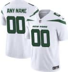 New York Jets Customized Limited White FUSE Vapor Jersey