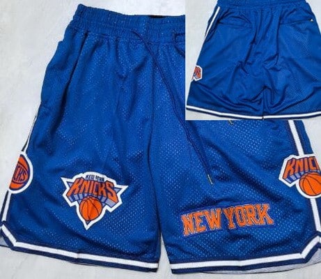 New York Knicks Blue 2025 Just Don Shorts